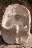 Originálna kamenná socha,Maska - kamenná socha